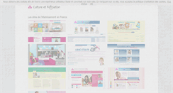 Desktop Screenshot of cultureetformation.fr